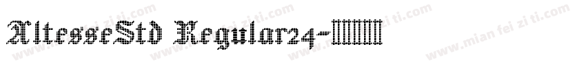 AltesseStd Regular24字体转换